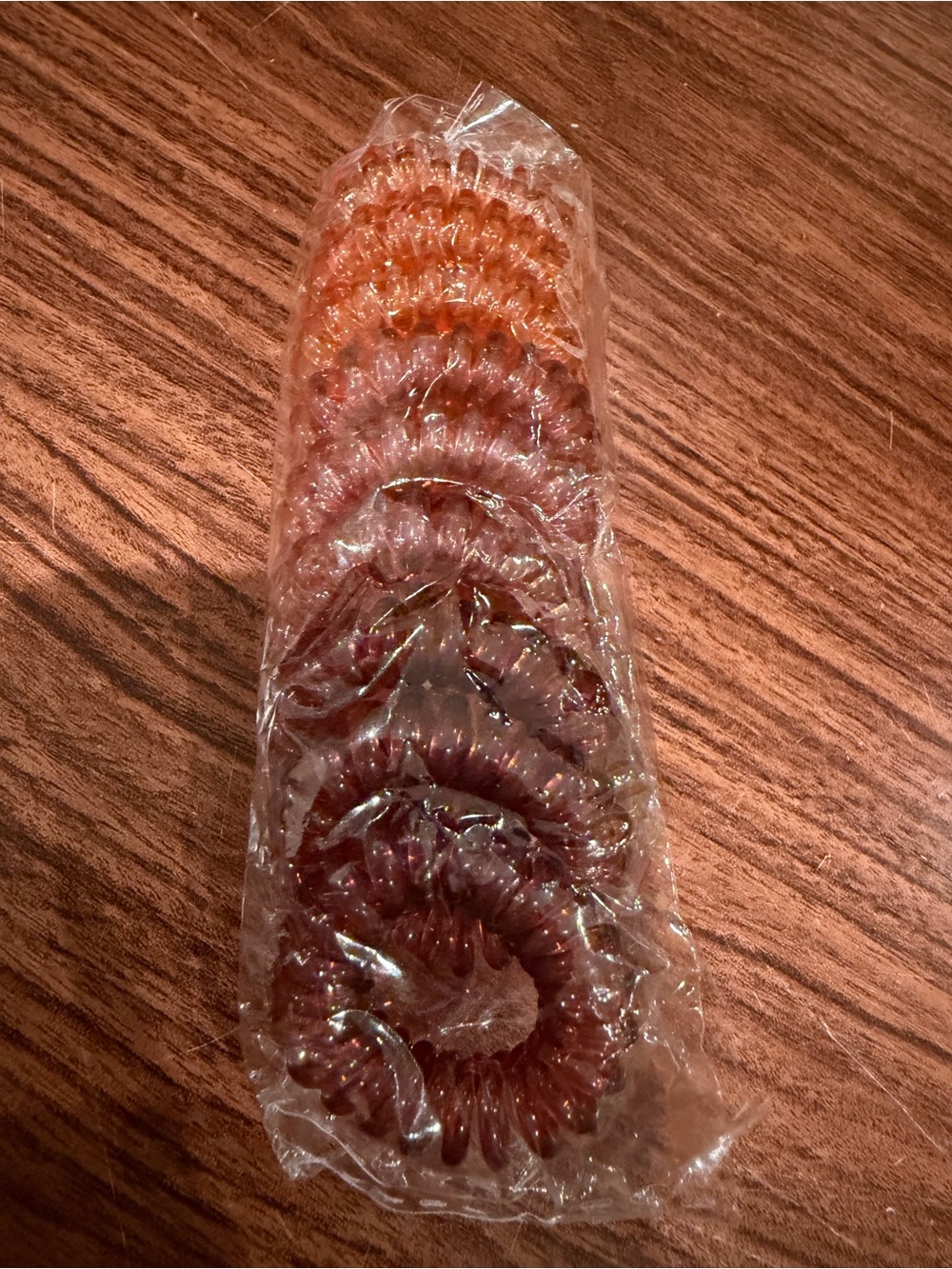 Target Spiral Hair Ties Set in Orange, Pink, Brown